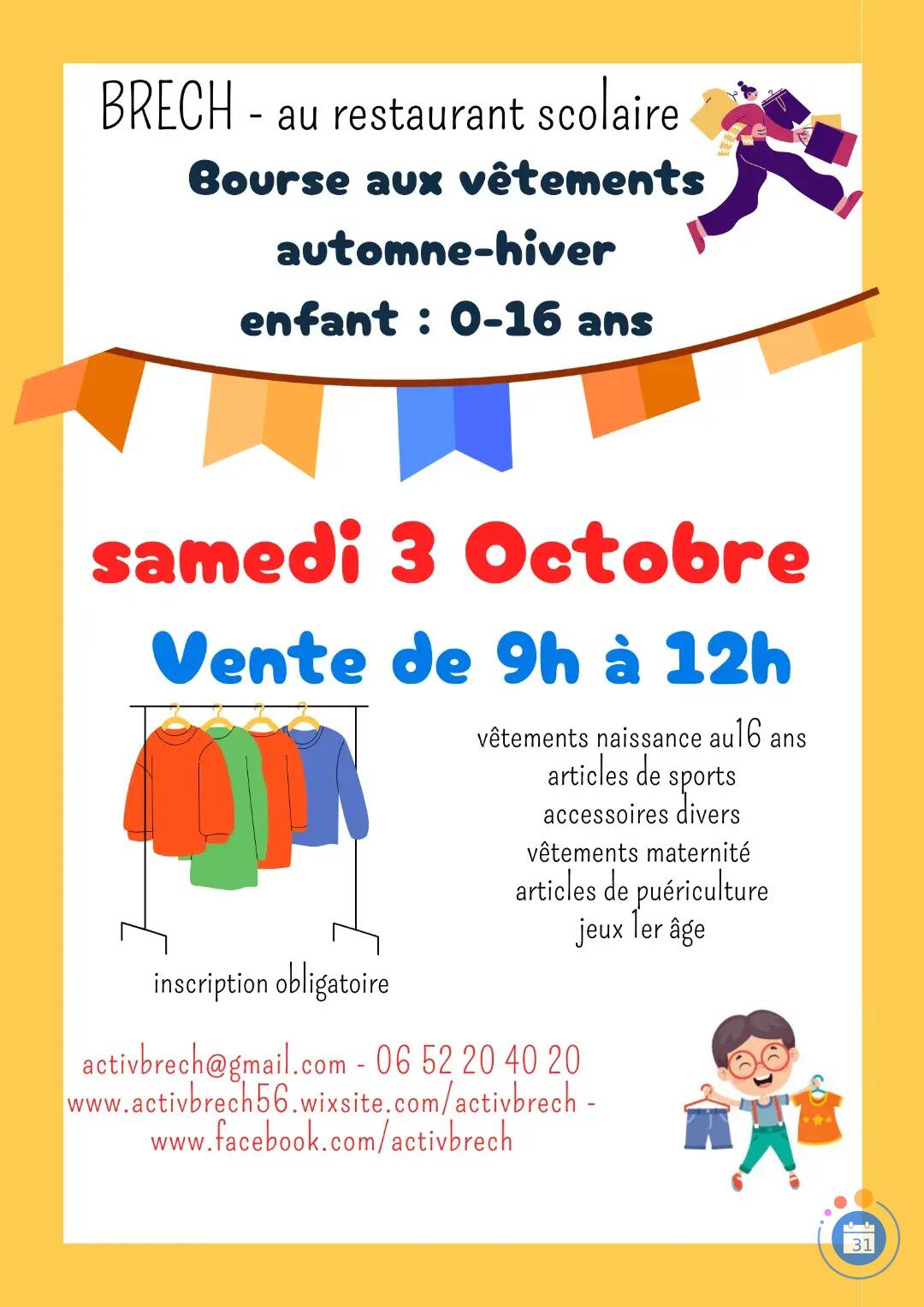 Image BOURSE AUX VETEMENTS 0-16 ANS (photo 1)