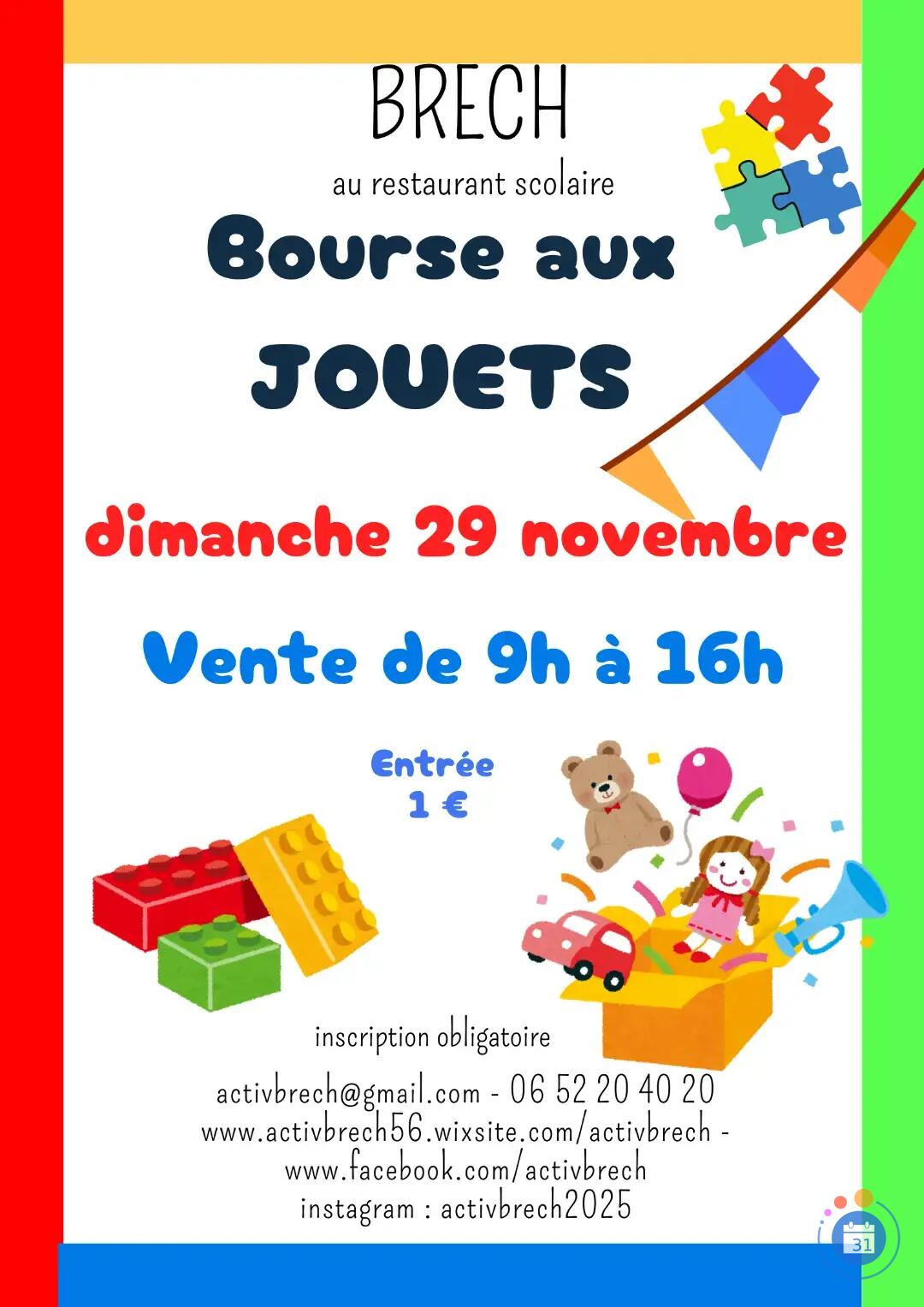 Image BOURSE AUX JOUETS (photo 1)