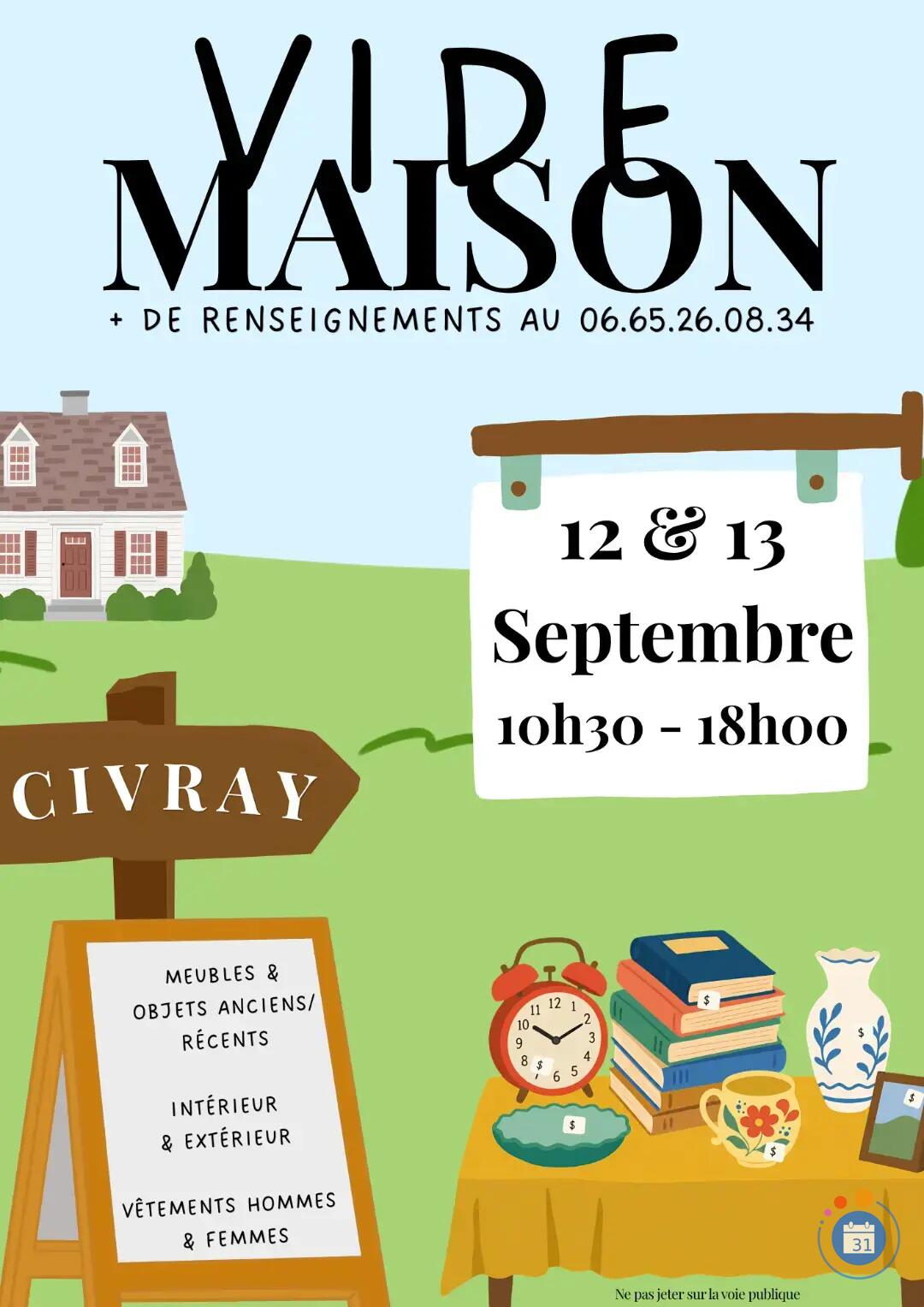 Image VIDE-MAISON CIVRAY (photo 1)