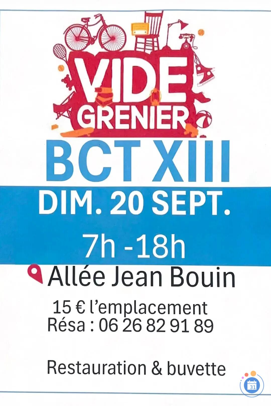 Image Vide grenier du BCT XIII Rugby (photo 1)
