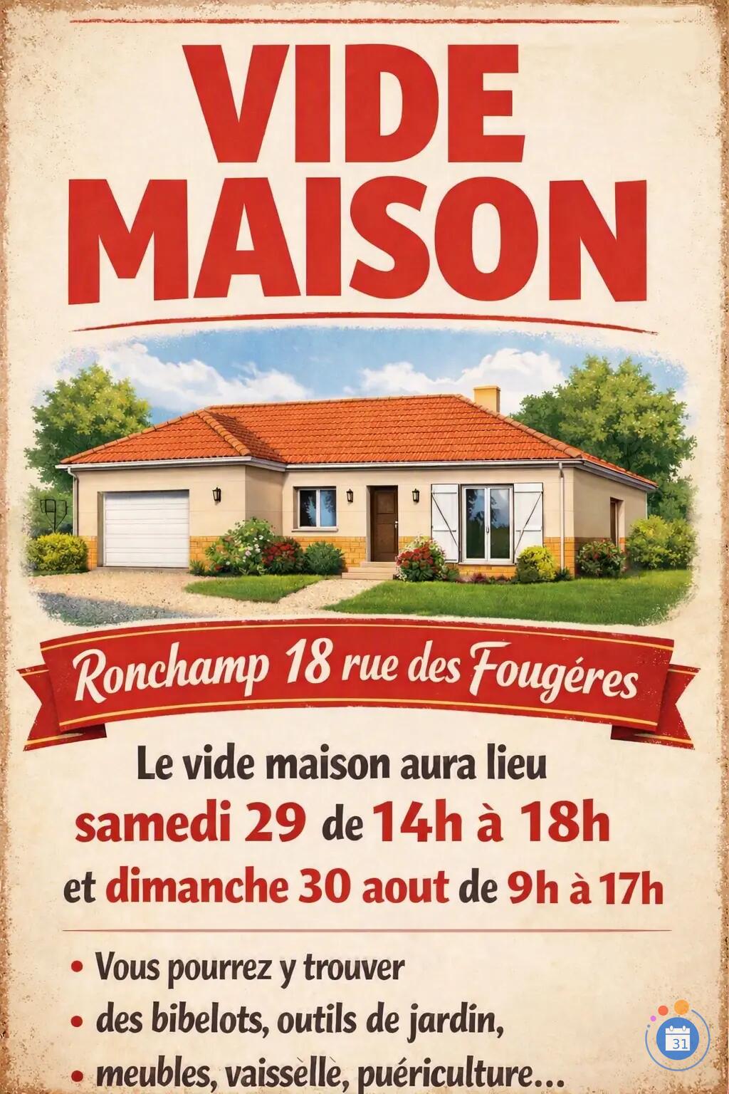 Image Vide maison au 18 rue des fougères (photo 1)