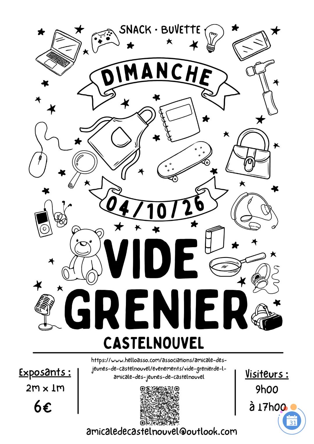 Image Vide Grenier de l'Amicale des Jeunes de Castelnouvel (photo 1)