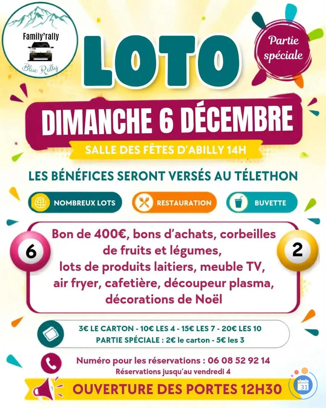 Flyer loto family rally