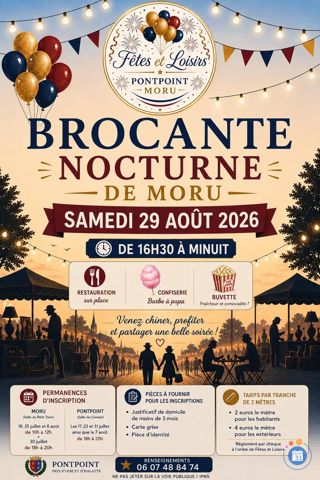 Image BROCANTE NOCTURNE DE MORU (photo 1)