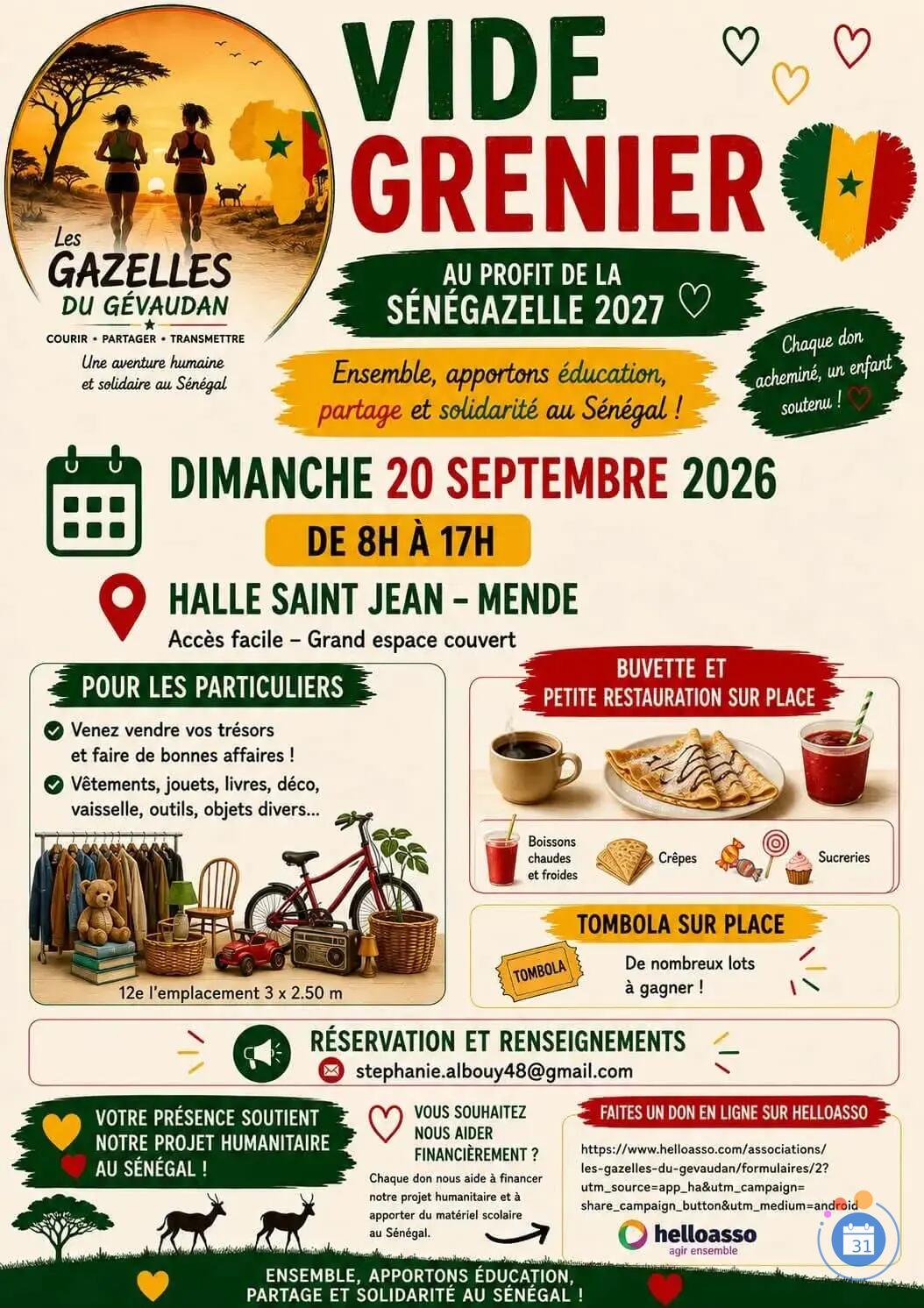 Image Vide grenier des Gazelles du Gevaudan (photo 1)