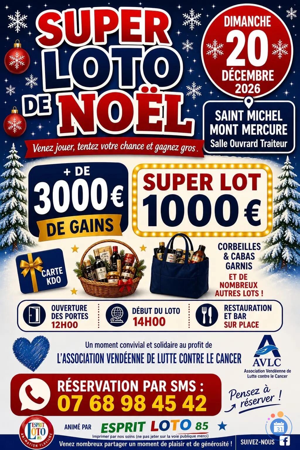 Flyer Super loto avlc animation florian