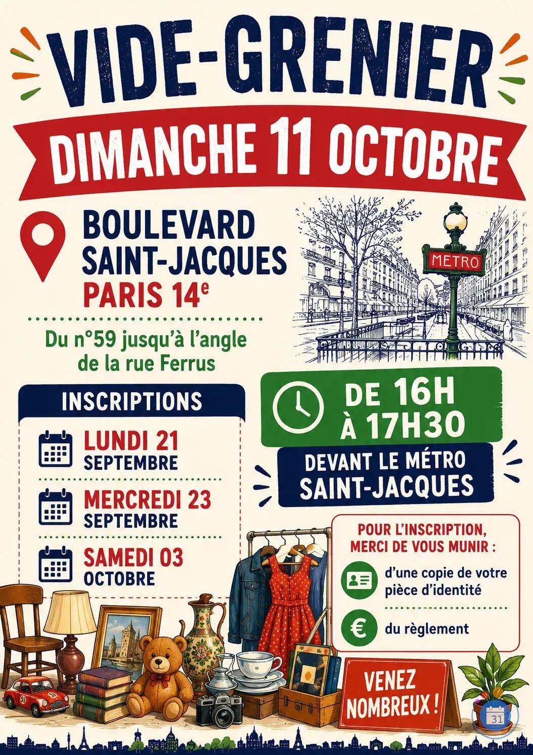 Image V.G. Boulevard St Jacques ( places disponibles) (photo 1)