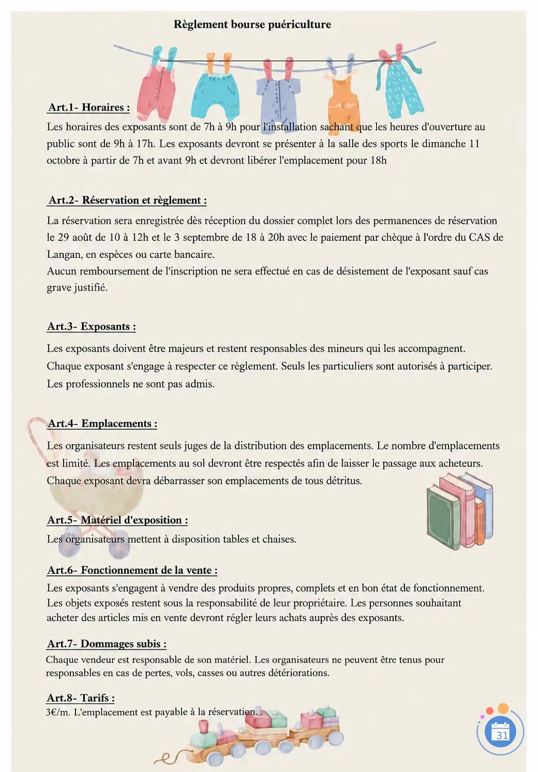 Image Bourse puériculture (photo 3)