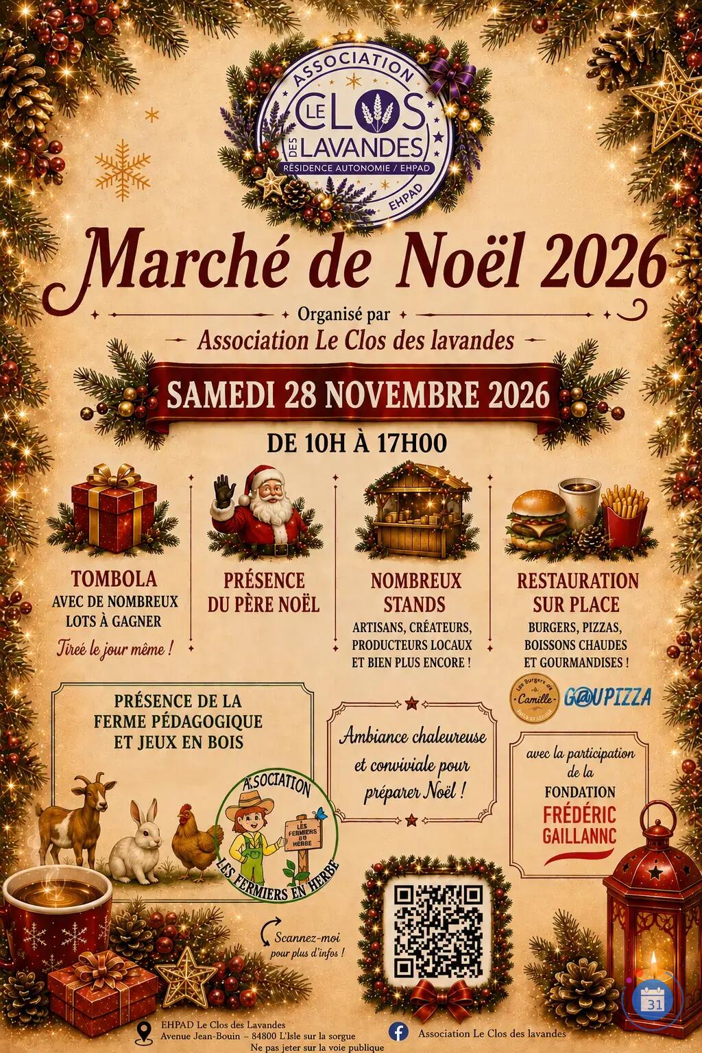 Image Marché de Noël au Clos des Lavandes (photo 1)