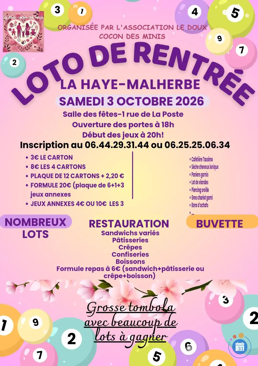 Image LOTO DE RENTREE (photo 1)