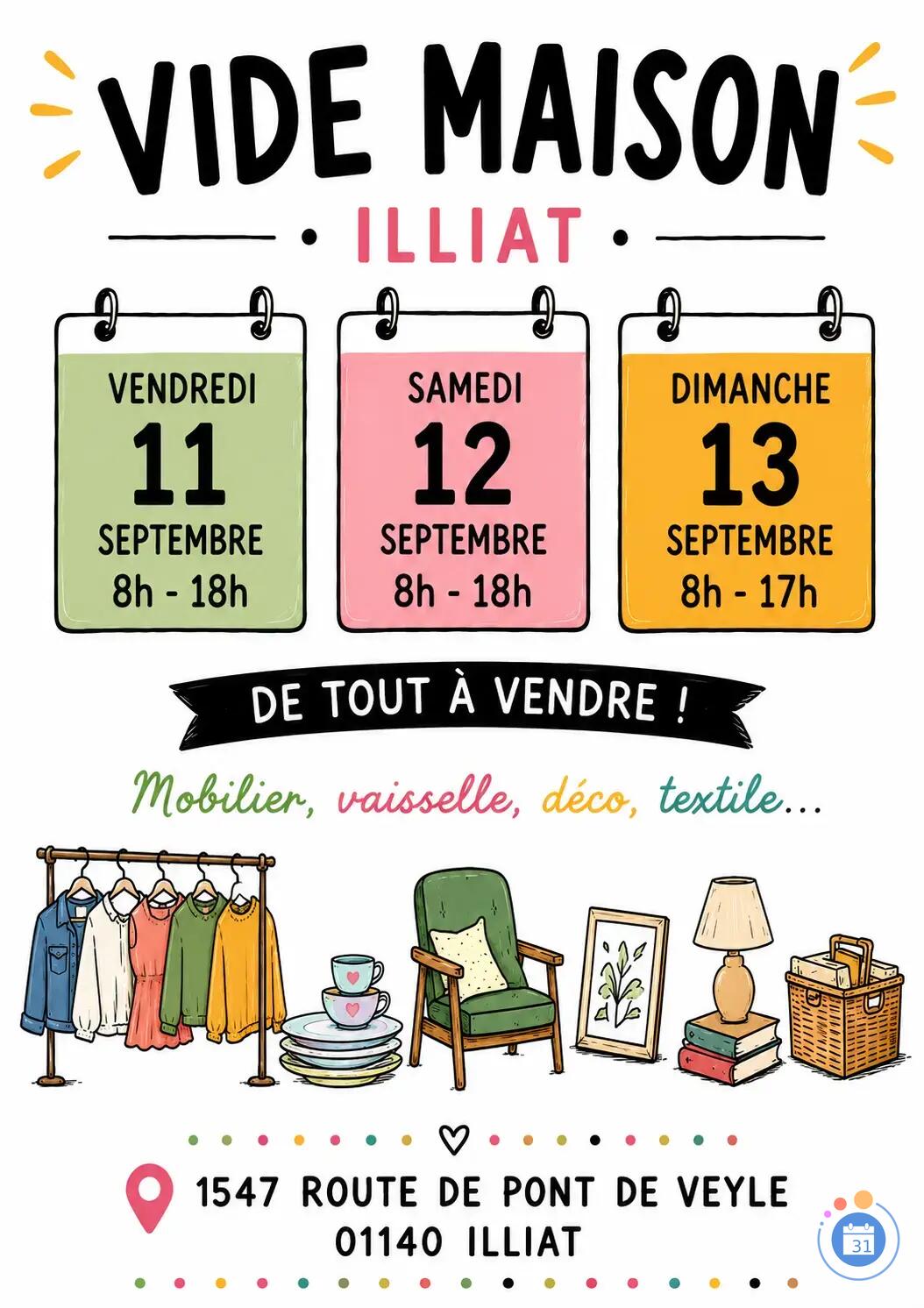 Image Vide Maison Illiat (photo 1)