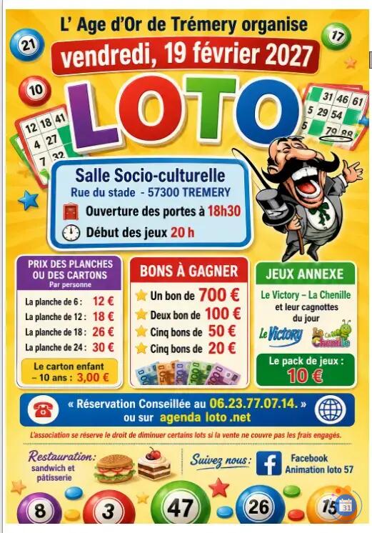 Image Loto l'age d'or de Trémery (photo 1)