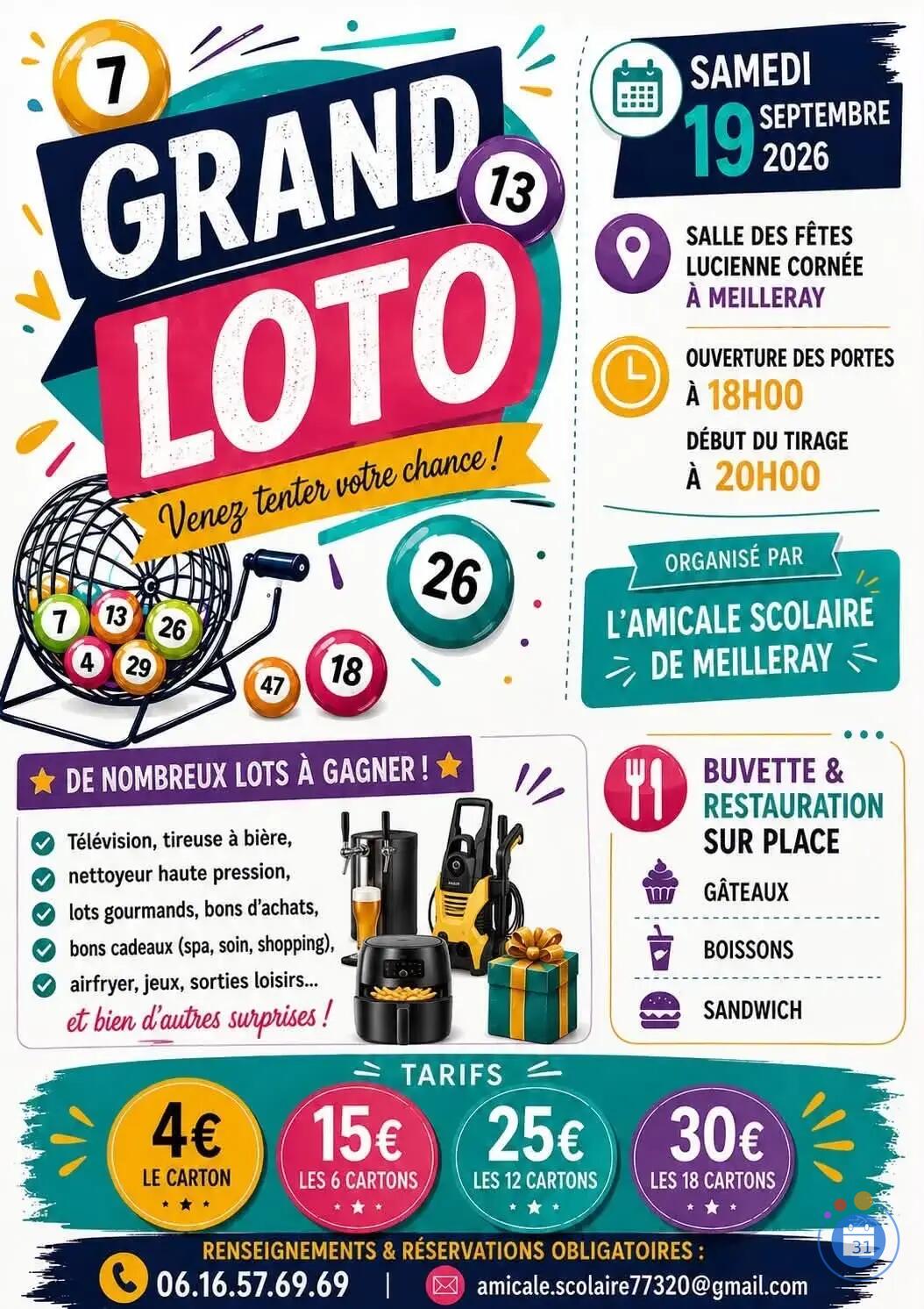Image Loto de la rentrée (photo 1)