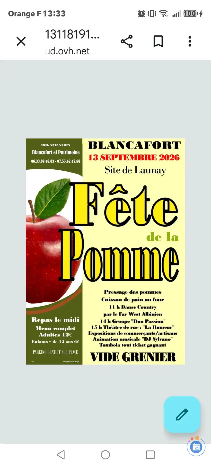Image Fête de la pomme (photo 1)