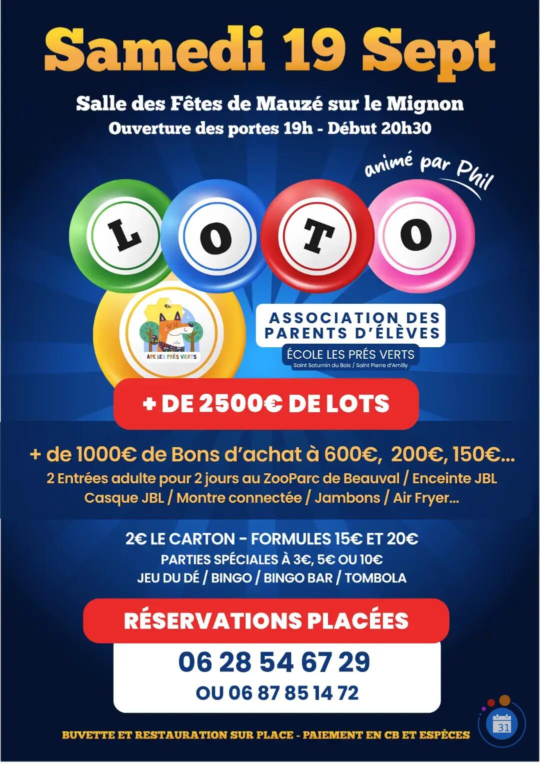 Image LOTO - APE ECOLE LES PRES VERTS (photo 1)