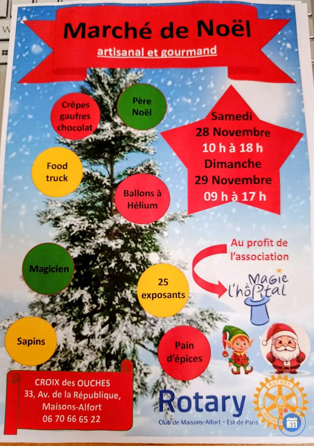 Image Marché de Noël du Rotary club de Maisons-Alfort (photo 1)