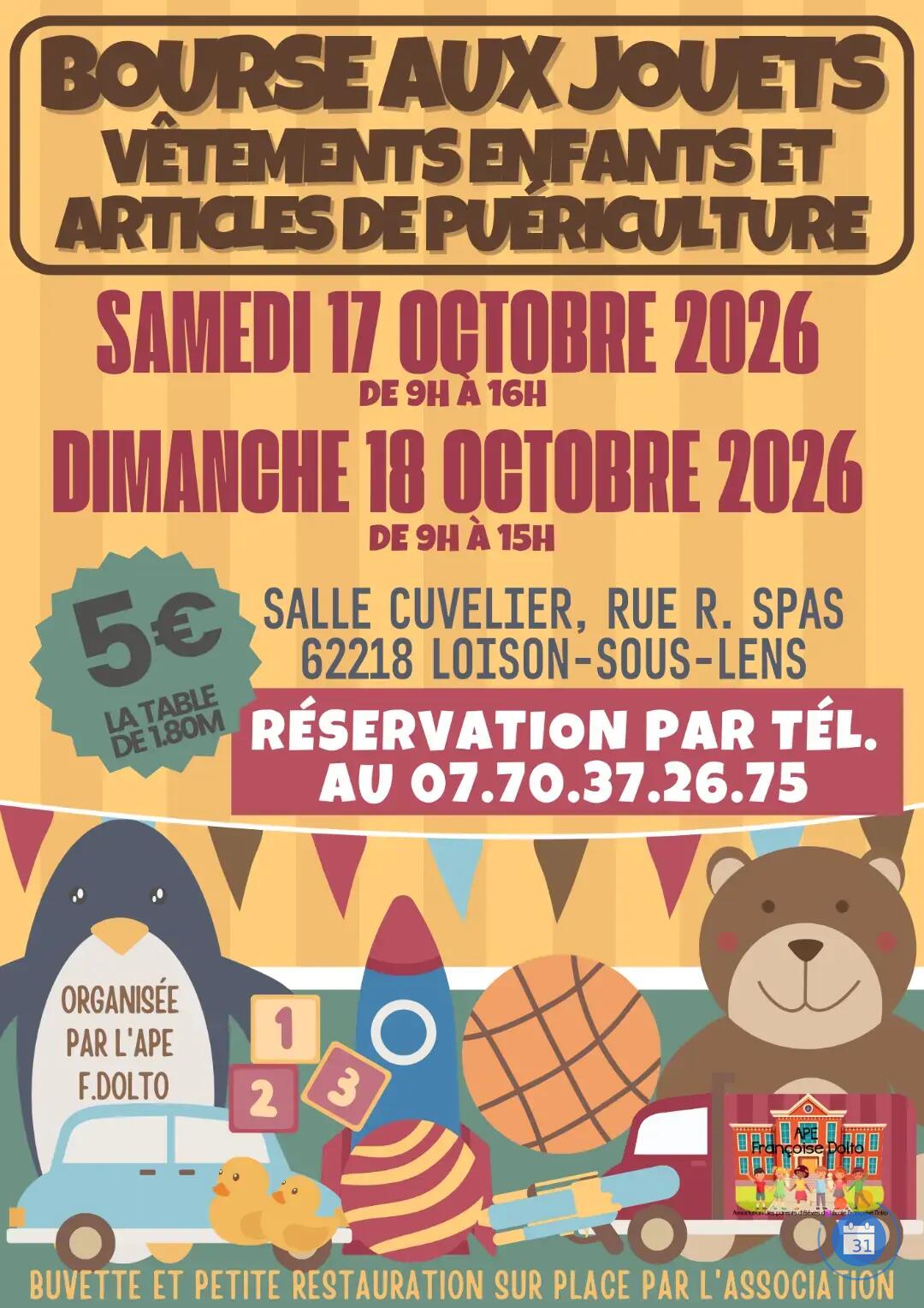 Image Bourse puériculture, jouets et vêtements enfants (photo 1)