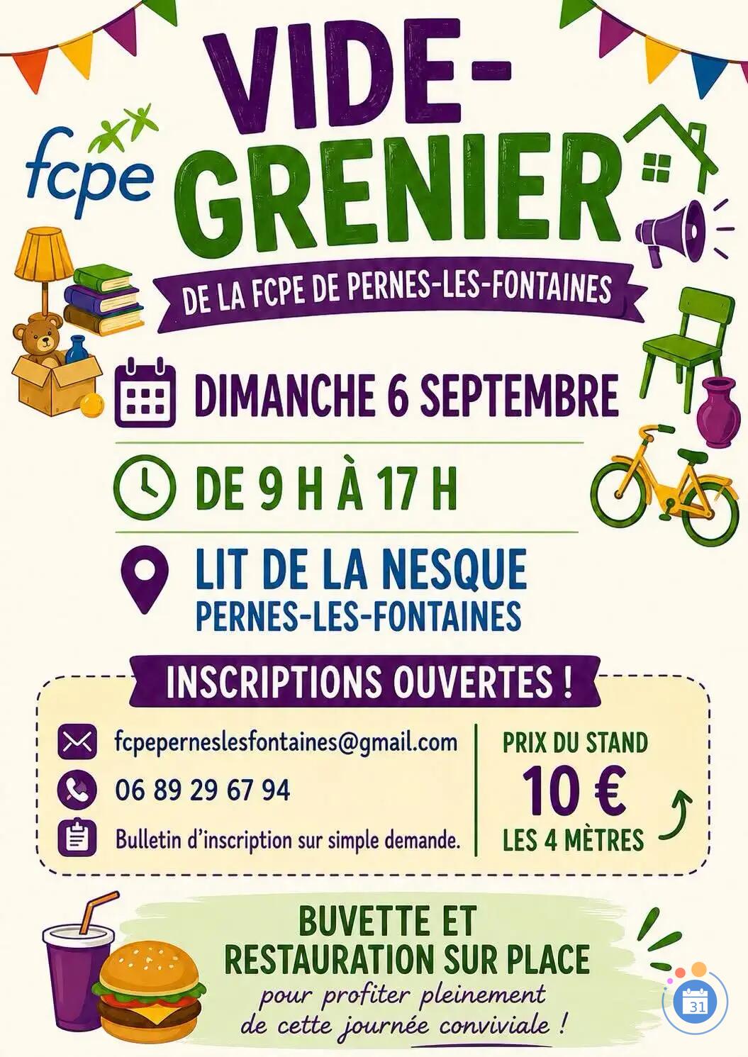 Image Grand Vide grenier de la FCPE (photo 1)
