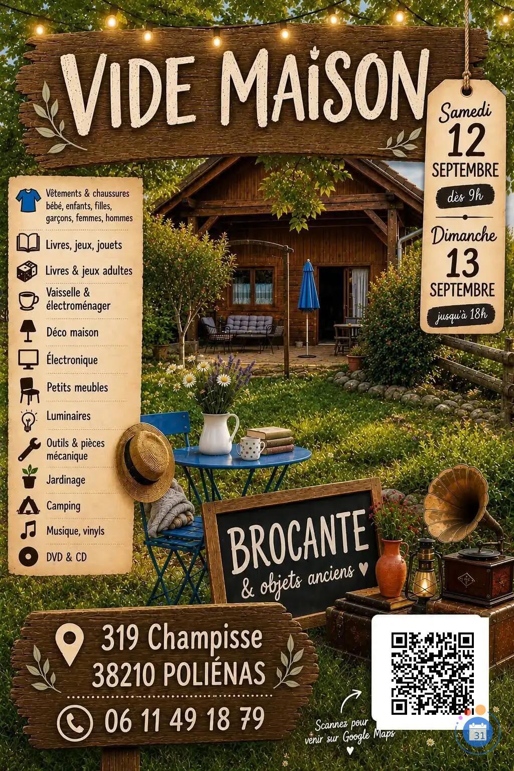 Image VIDE MAISON POLIENAS (photo 1)