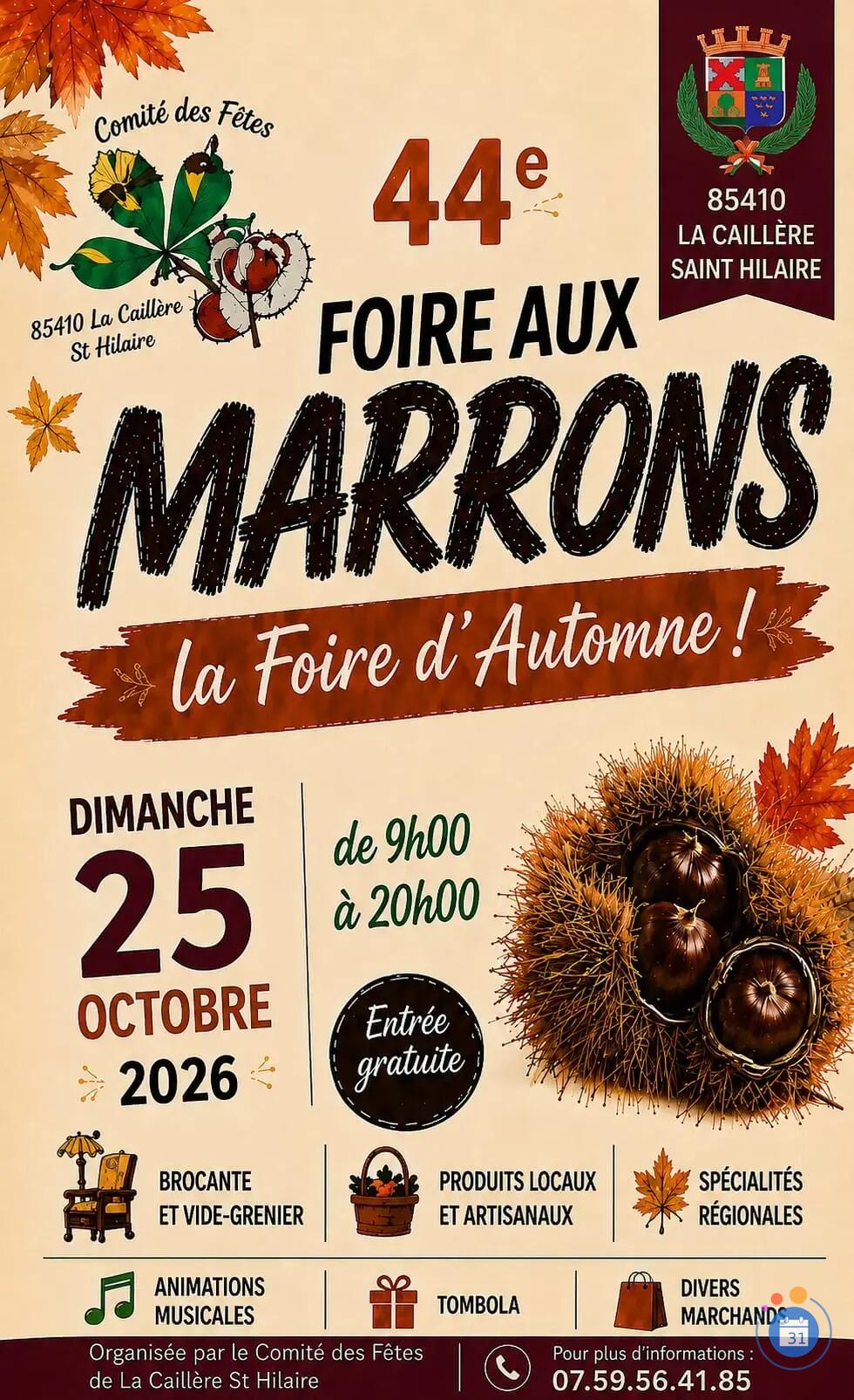 Image FOIRE AUX MARRONS (photo 1)