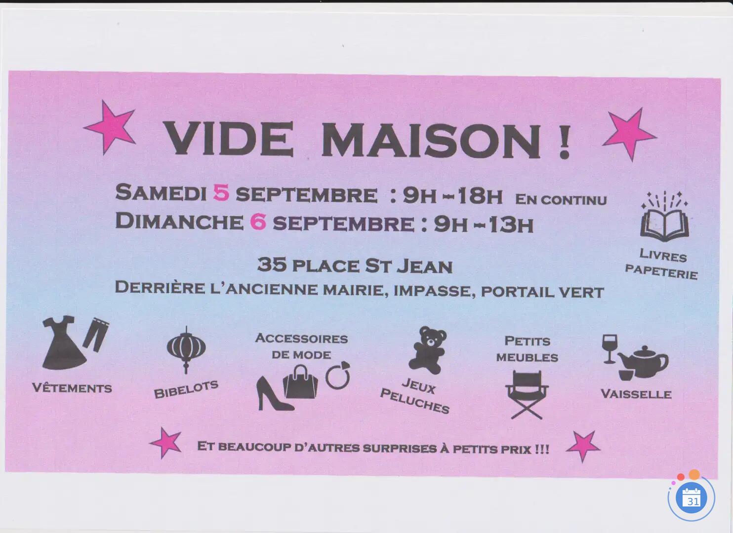 Image Vide Maison ! (photo 1)