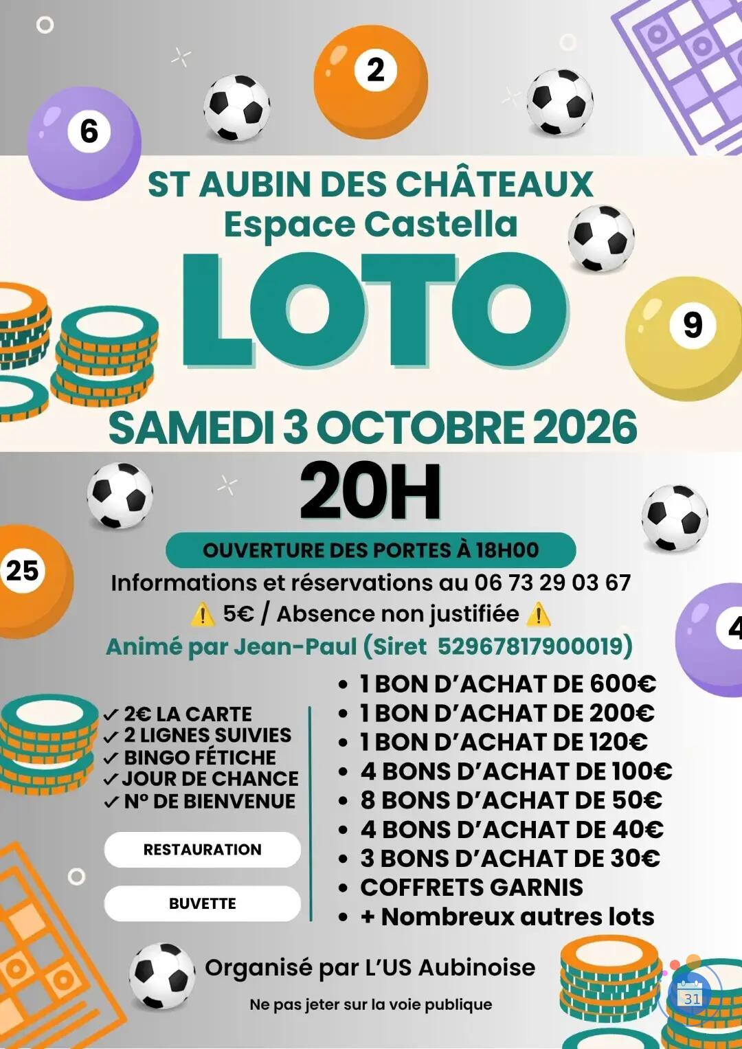 Image Loto Animé par Jean Paul (photo 1)