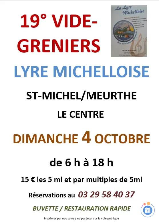 Image VIDE GRENIERS DE LA LYRE MICHELOISE ET FÊTE FORAINE (photo 1)