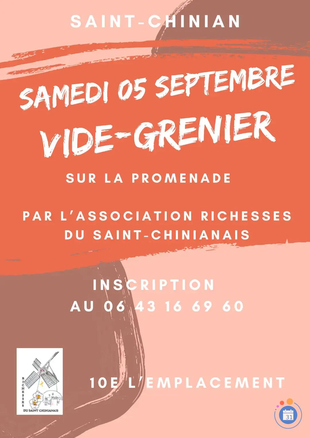 Image Vide-greniers de l'association Richesses du Saint-Chinianais (photo 1)