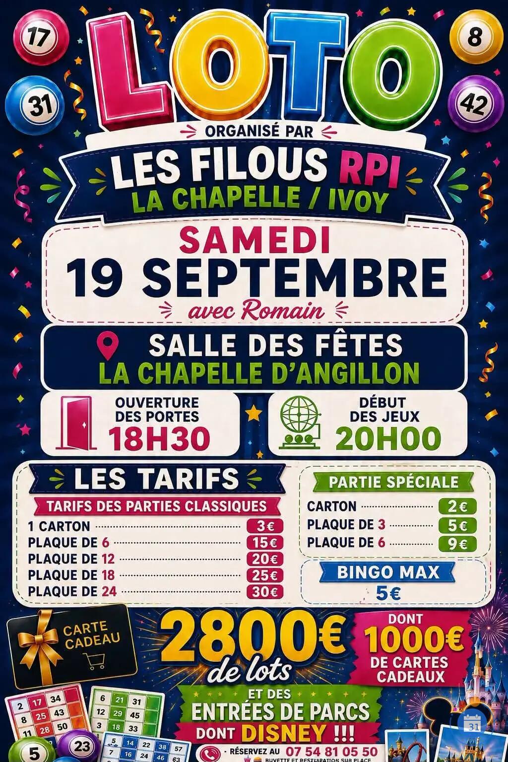 Image Loto Les Filous RPI (photo 1)
