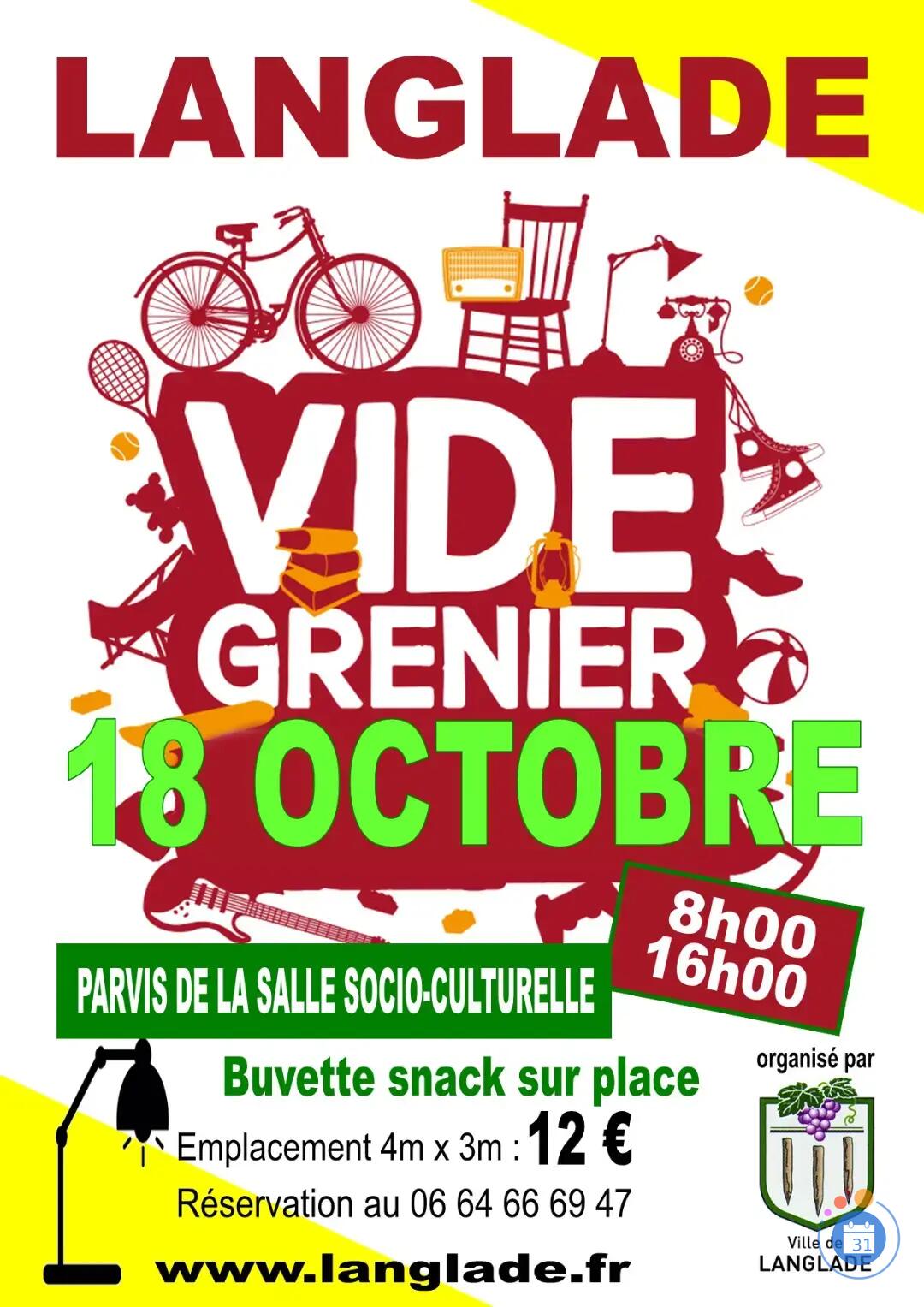 Image VIDE GRENIER LANGLADE (photo 1)