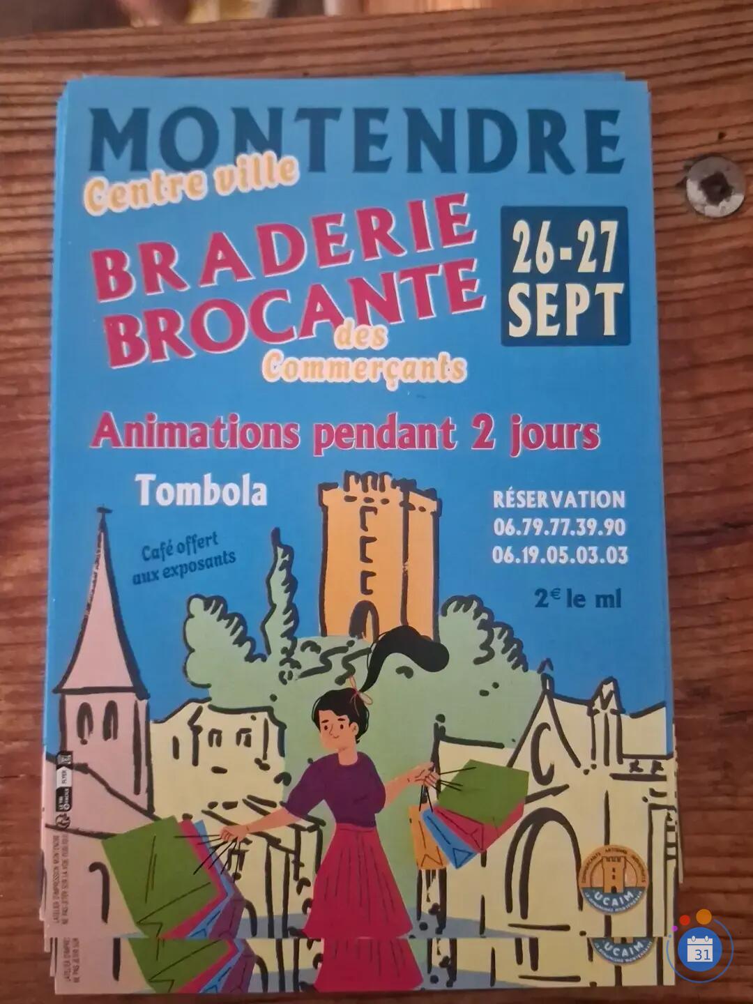 Image Braderie brocante de Montendre (photo 1)