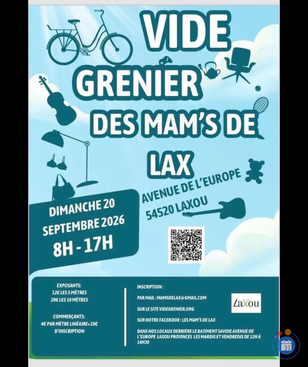 Image Vide grenier des Mam’s de Lax (photo 1)