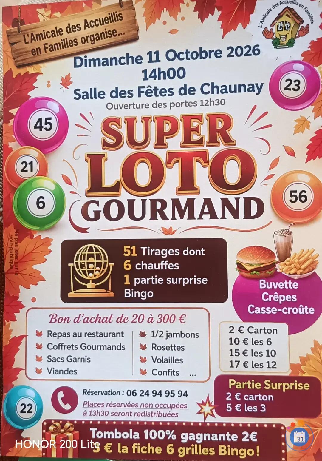 Image Loto gourmand (photo 1)