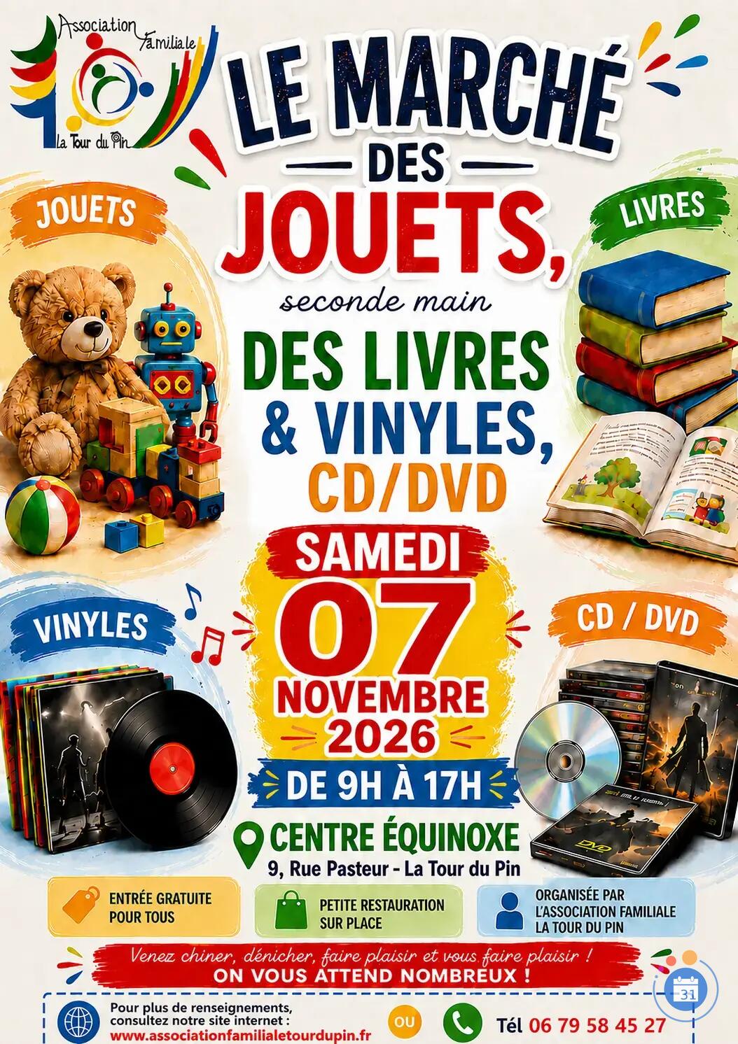 Image Le MARCHÉ DES JOUETS, DES LIVRES, VINYLES, CD et DVD (photo 1)