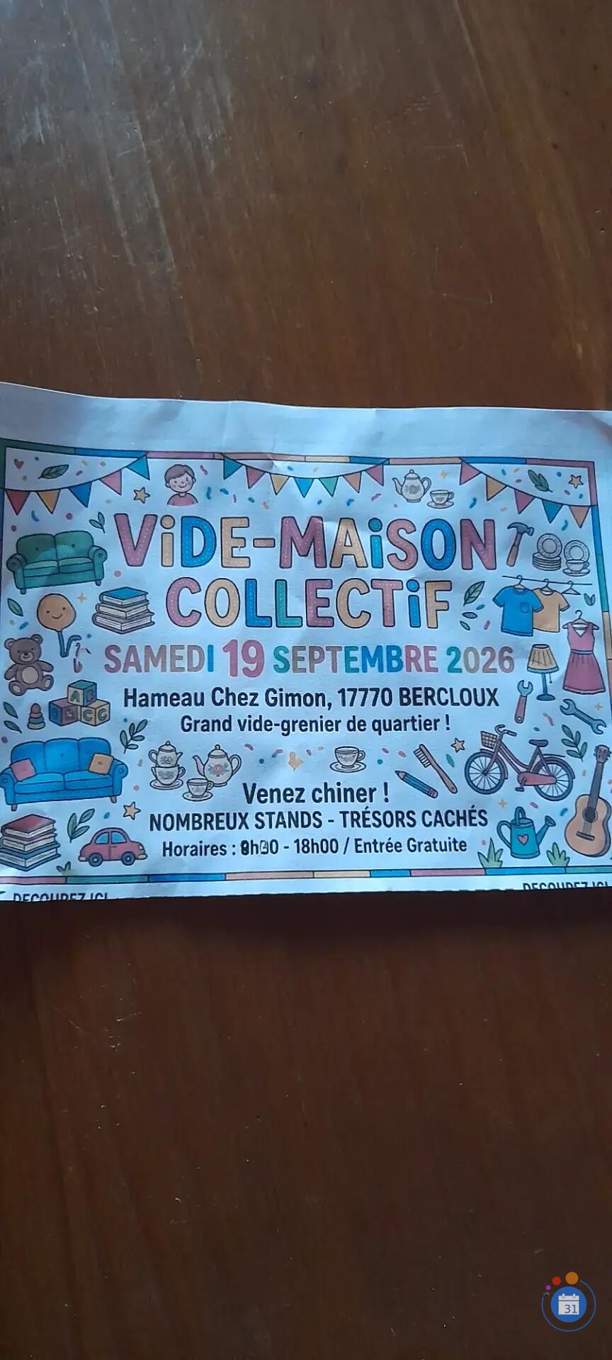 Image Vide-maison collectif au Lieu-dit Chez Gimon (commune de Bercloux) (photo 3)