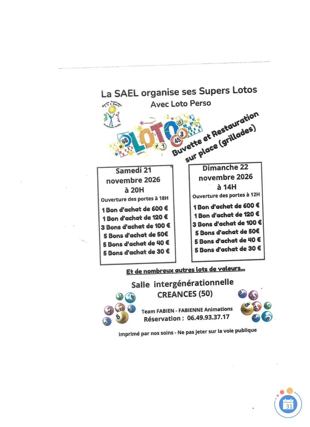 Image 2 SUPERS LOTO (photo 1)