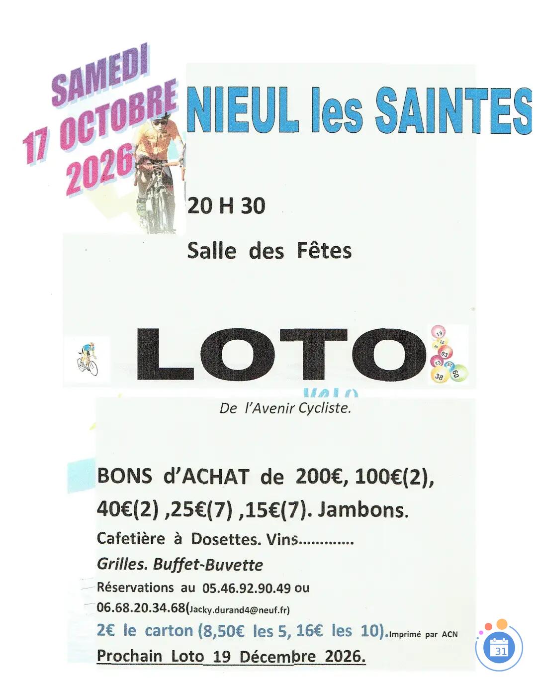 Image Loto de l'Avenir Cycliste (photo 1)