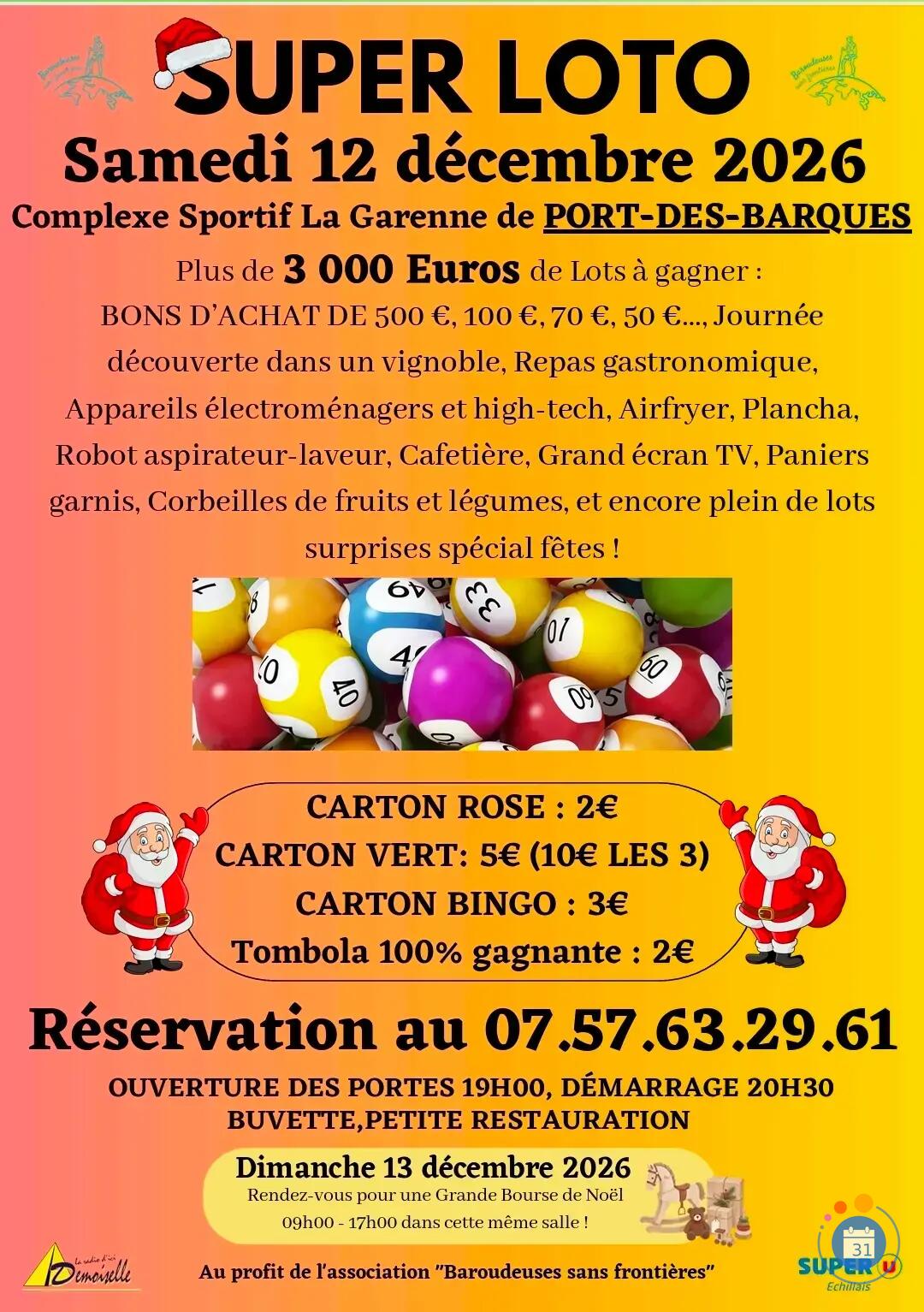 Flyer Super loto de noël