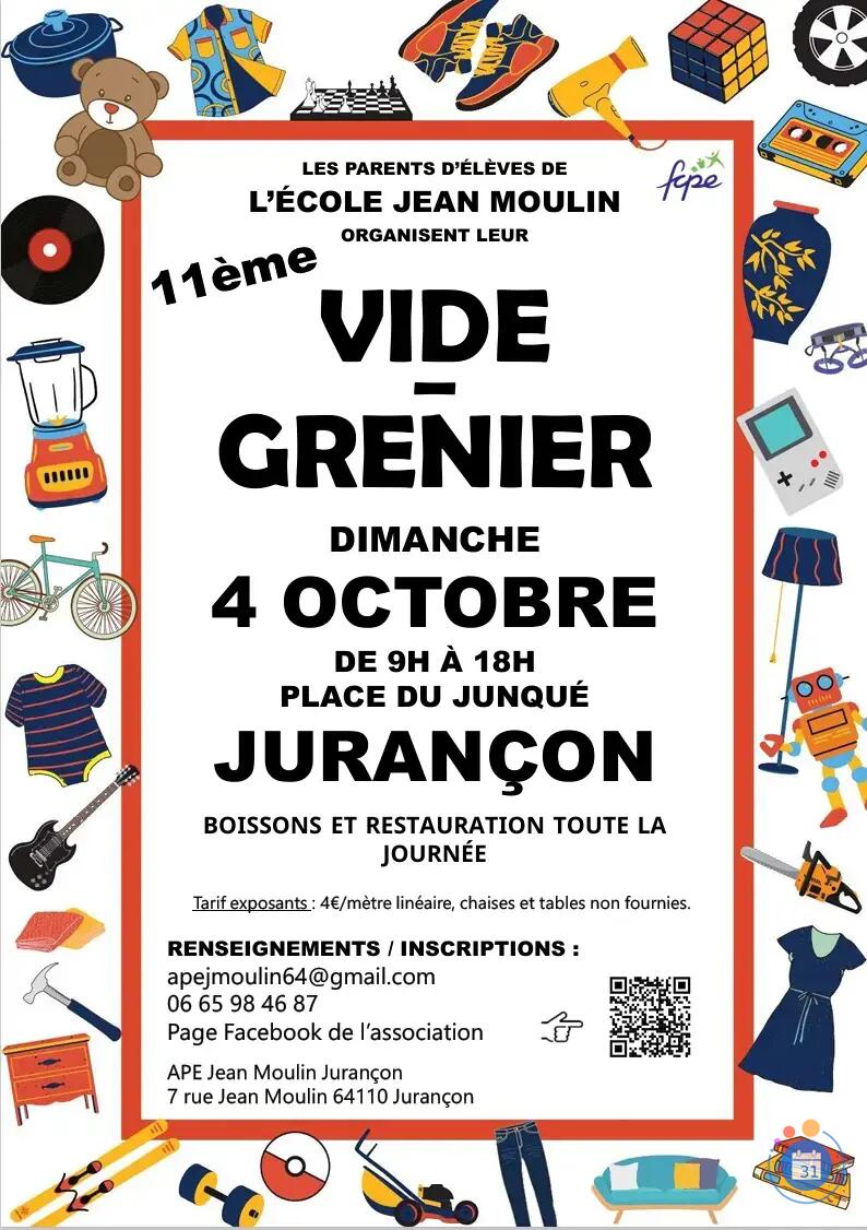 Image Vide-grenier de l'école Jean Moulin (photo 1)
