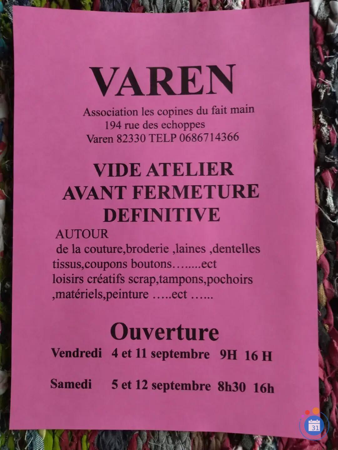Image vide atelier 