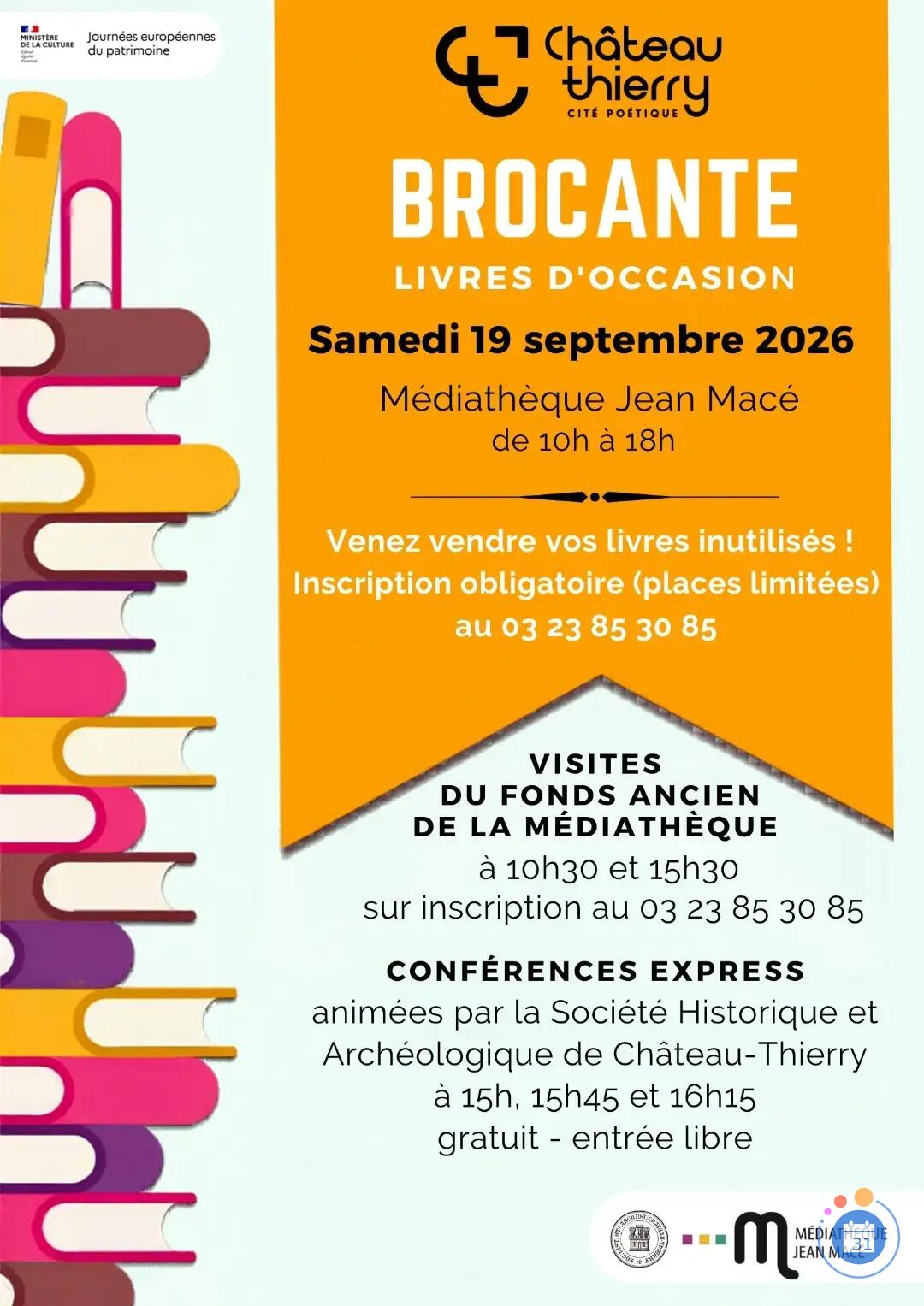 Image brocante de livres (photo 1)