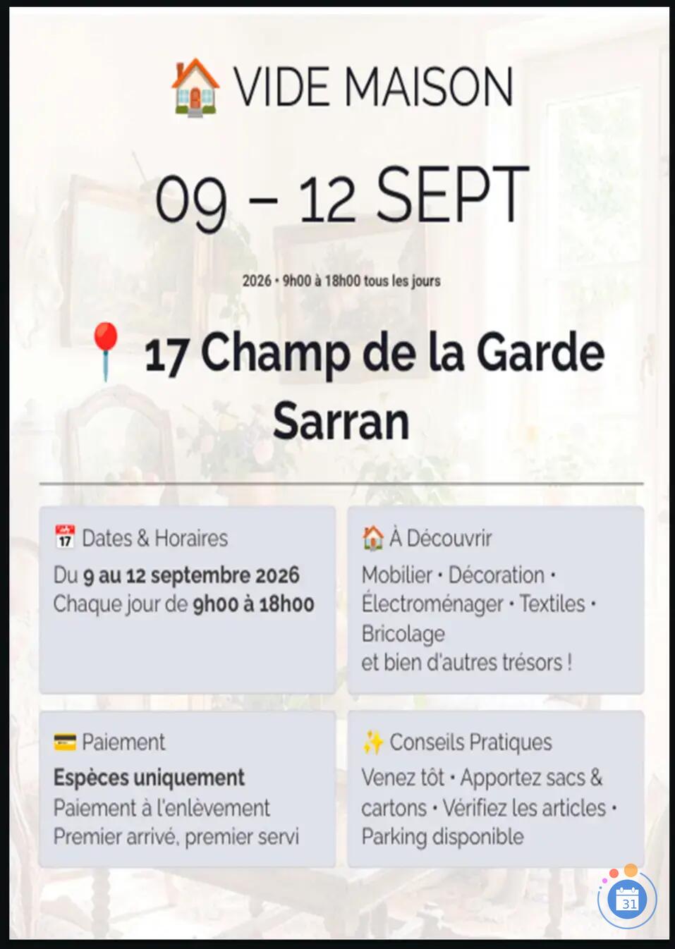 Image Vide Maison à Sarran (photo 1)