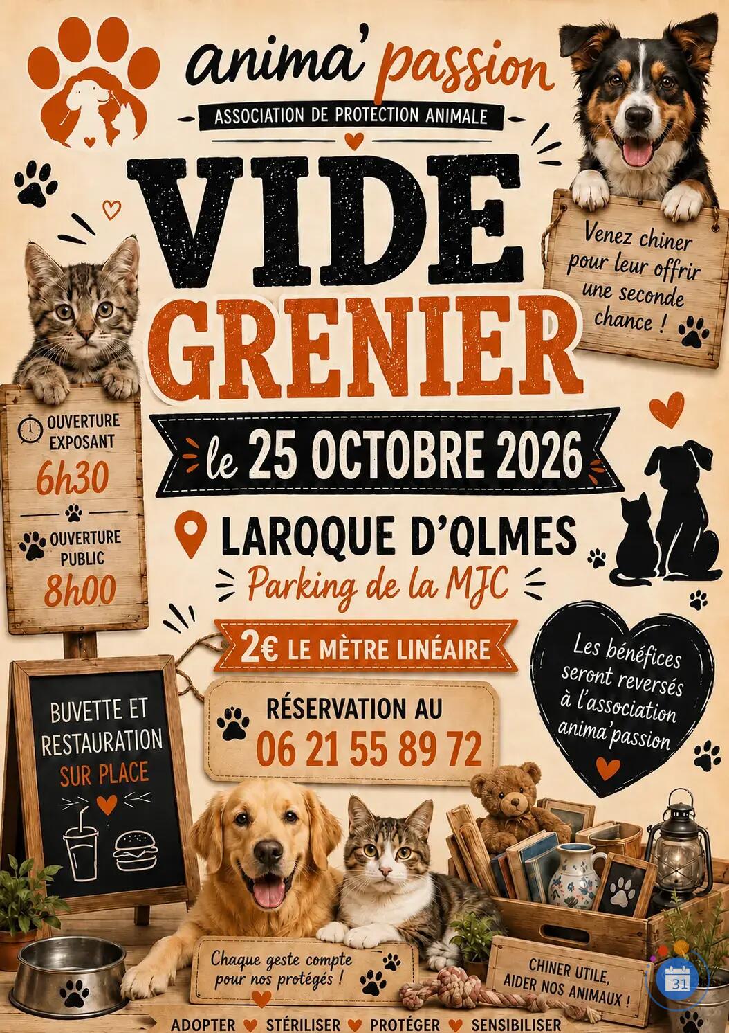 Image Vide grenier de l'association anima'passion (photo 2)