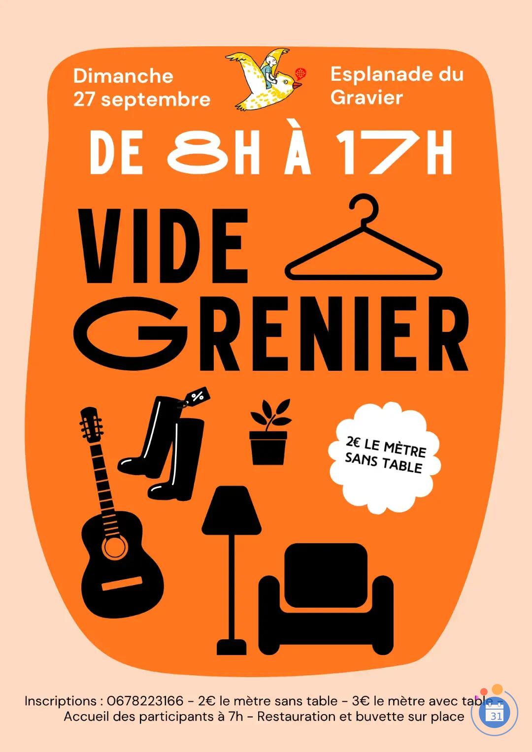 Image Vide Grenier organisé par la Calandreta Jansemineta (photo 1)