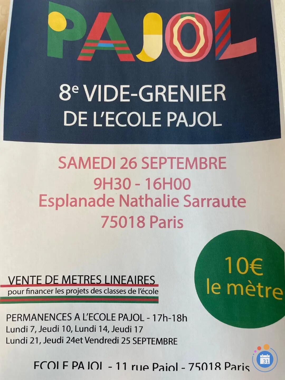 Image Vide grenier Pajol (photo 1)