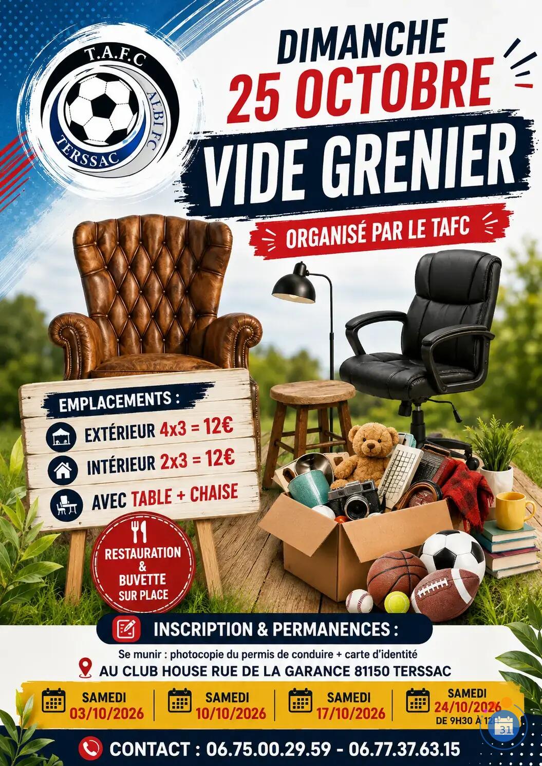 Image VIDE GRENIER TAFC (photo 1)