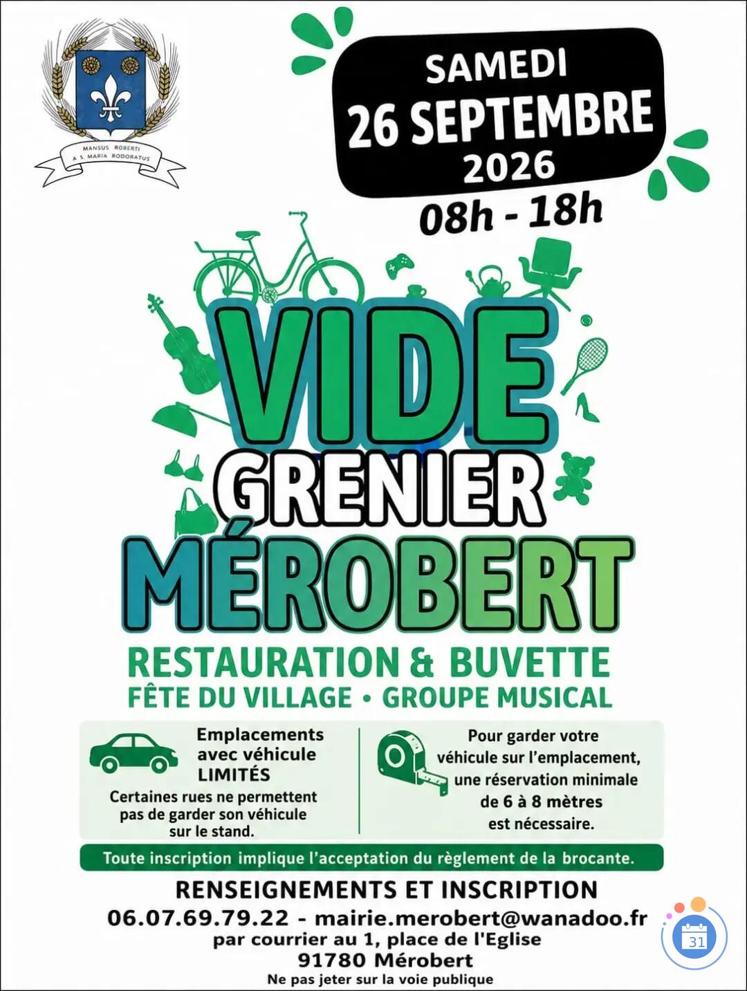 Image VIDE GRENIER MEROBERT (photo 1)