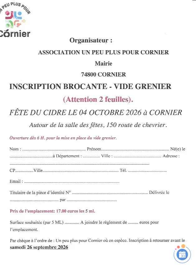 Image FETE DU CIDRE DE CORNIER (photo 2)