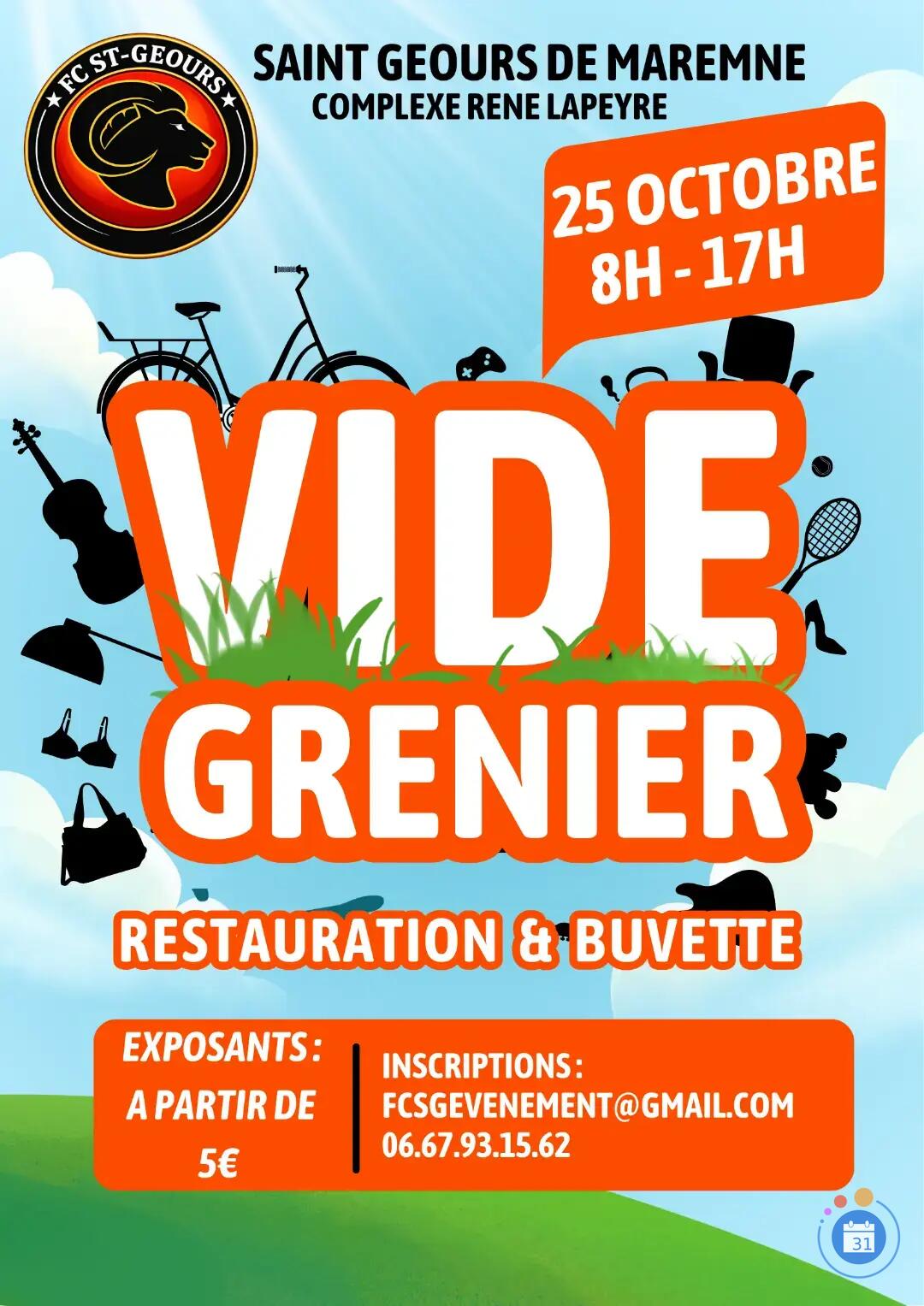 Image Vide Grenier du FCSG (photo 1)