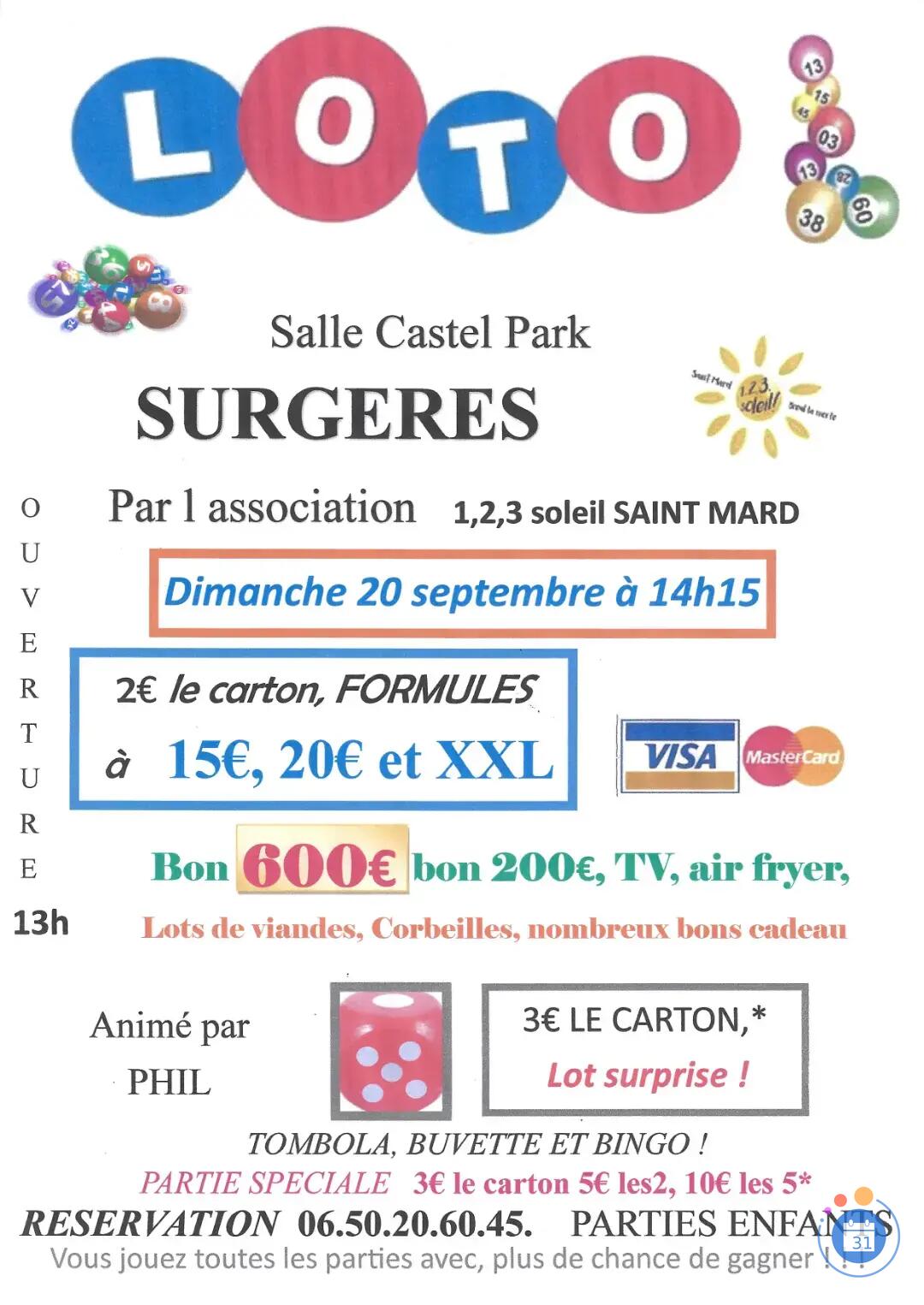 Image loto ASSOCIATION 1.2.3.SOLEIL SAINT MARD (photo 1)